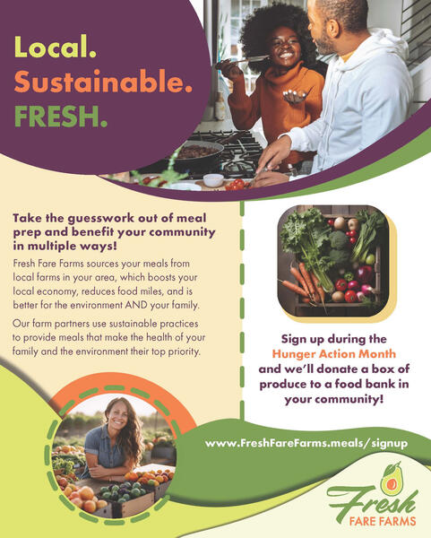 Fresh Fare Farms Magazine Advertisement