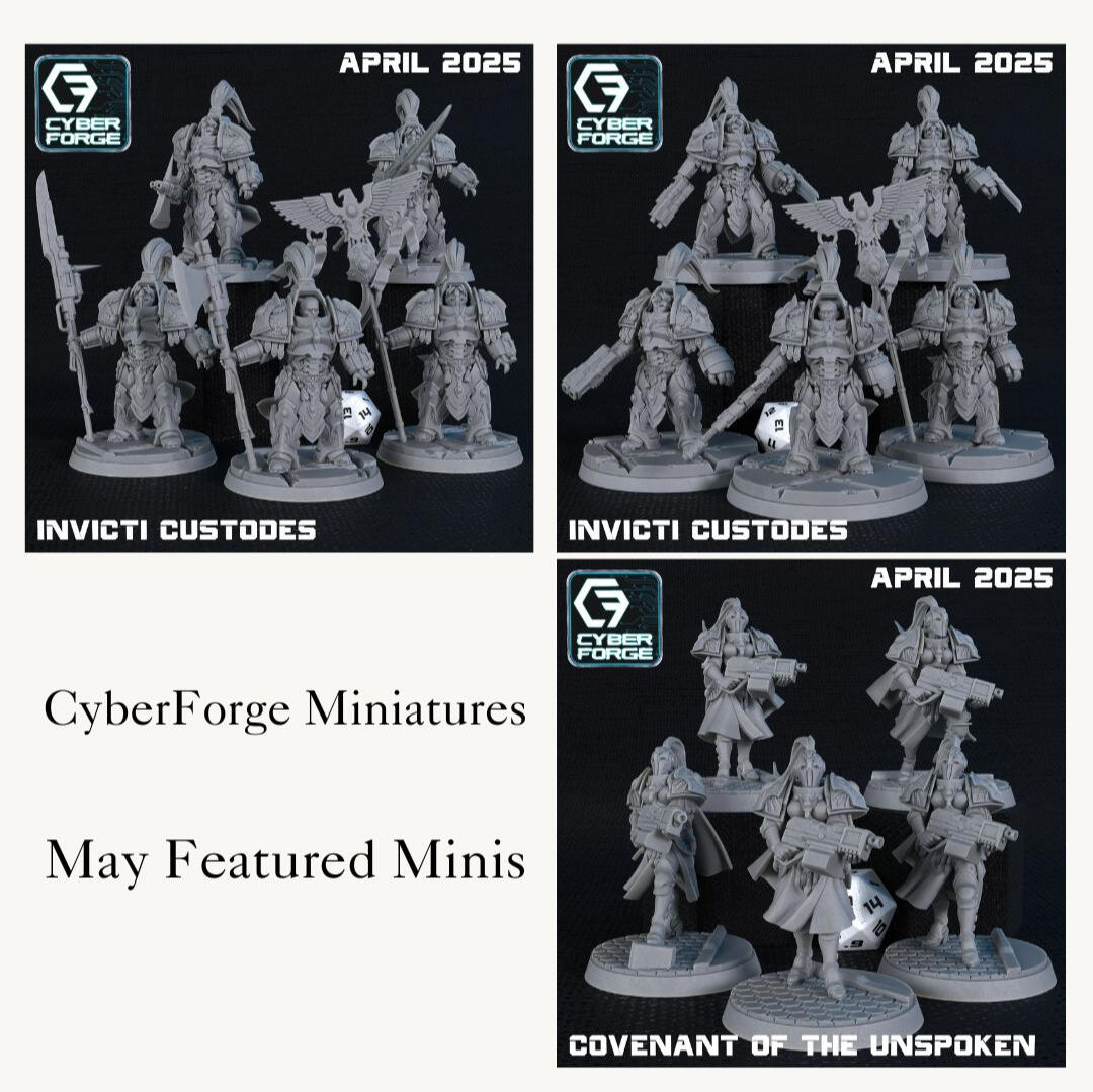 Monthly Featured Prints Cyber-Forge Miniatures