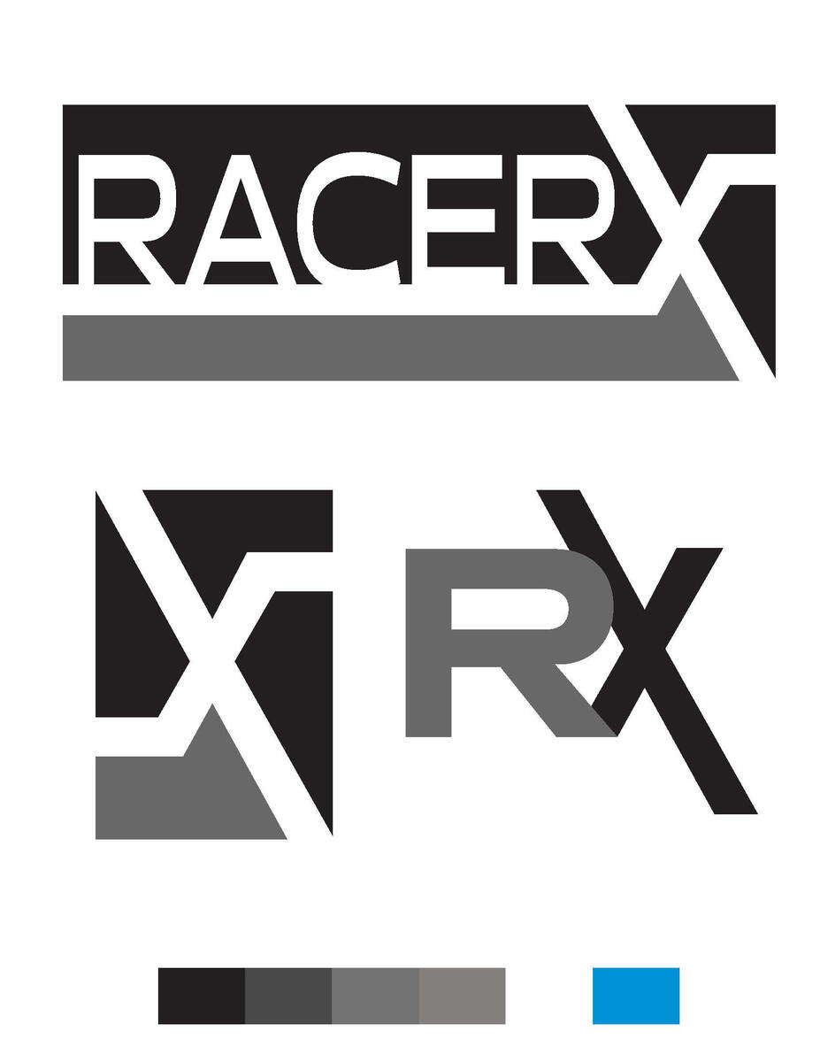 Logo designs for RacerX.