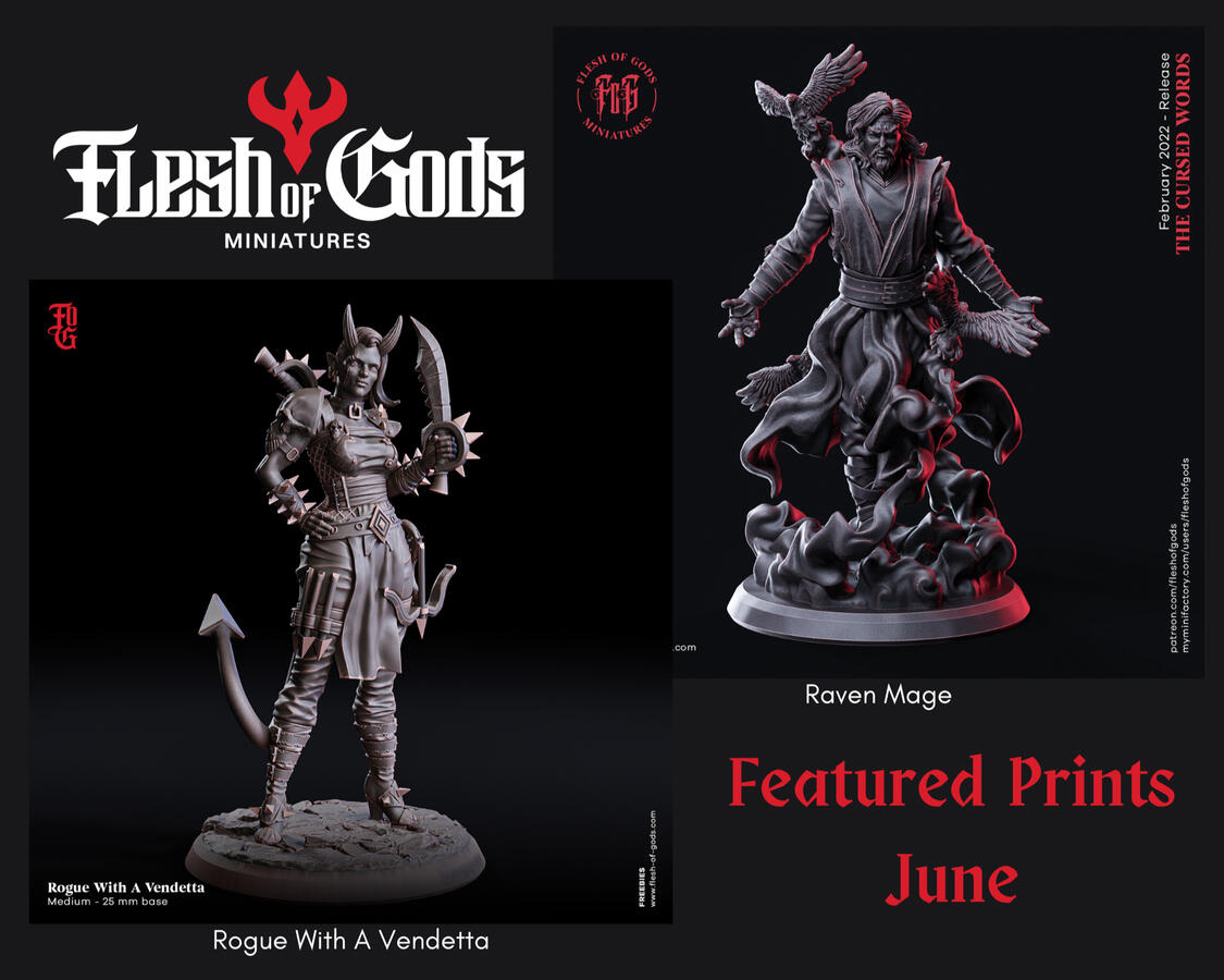 Monthly Featured Prints Flesh of Gods