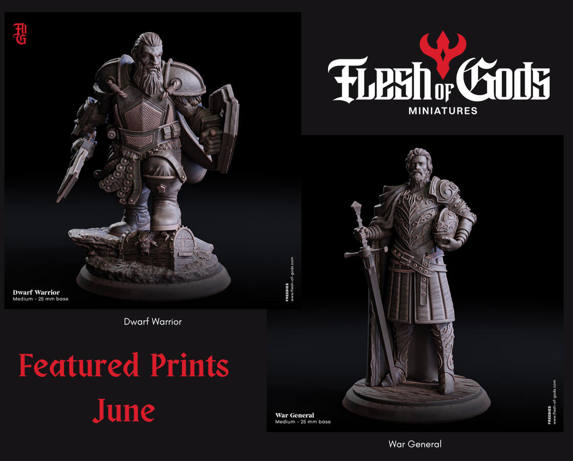 Monthly Featured Prints Flesh of Gods