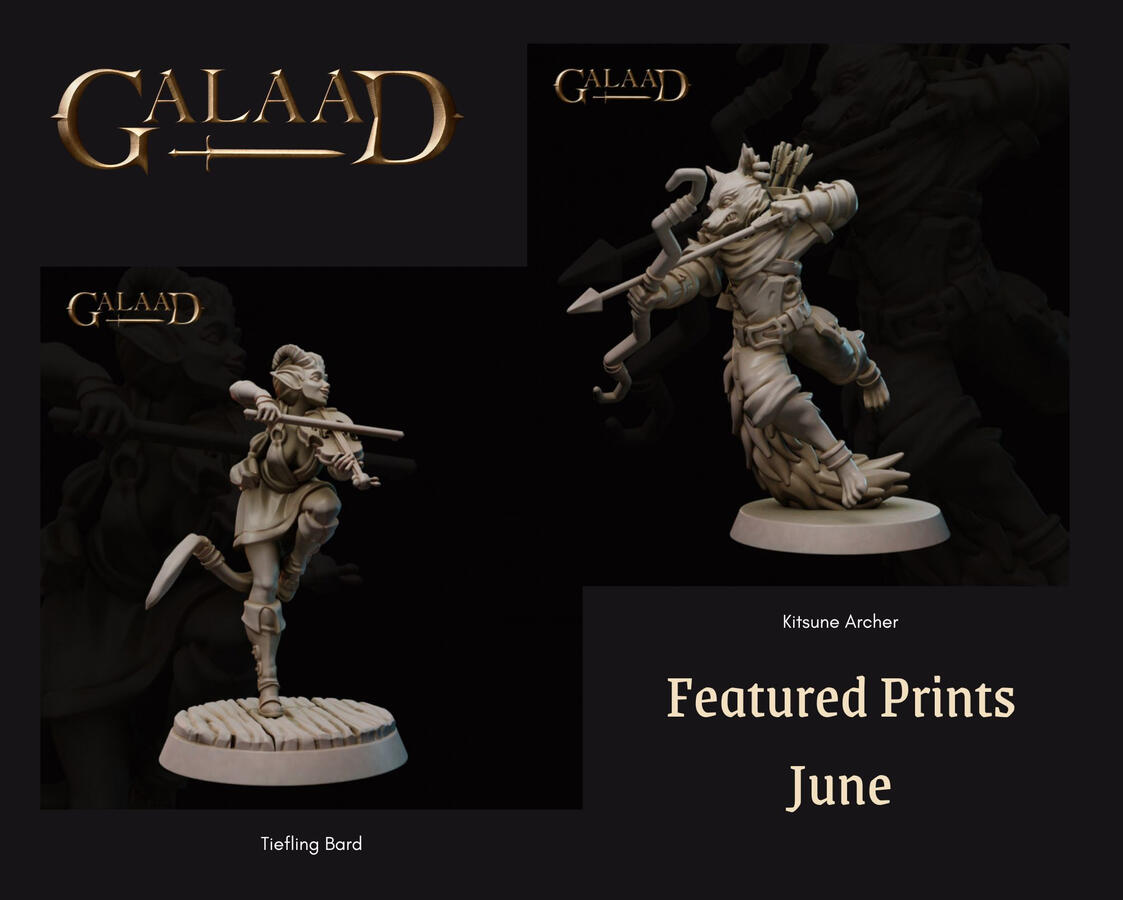 Monthly Featured Prints Galaad