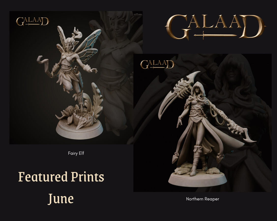 Monthly Featured Prints Galaad