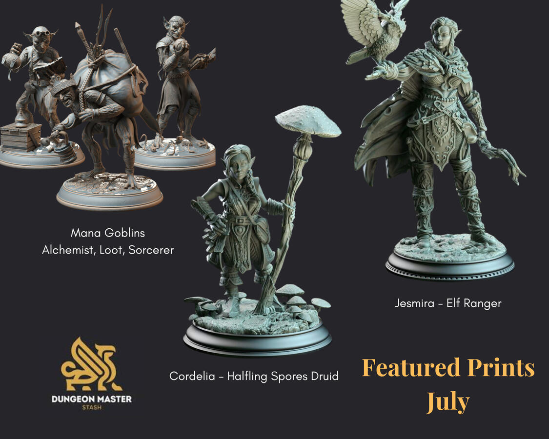 Monthly Featured Prints DM Stash