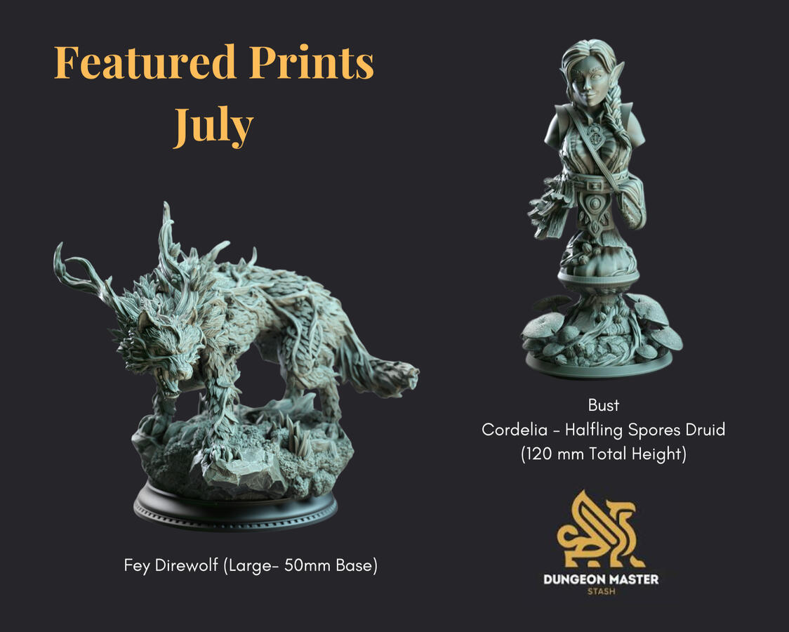 Monthly Featured Prints DM Stash